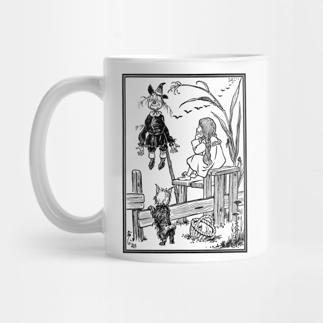 Vintage Wizard of Oz Dorothy Meets Scarecrow by MasterpieceCafe